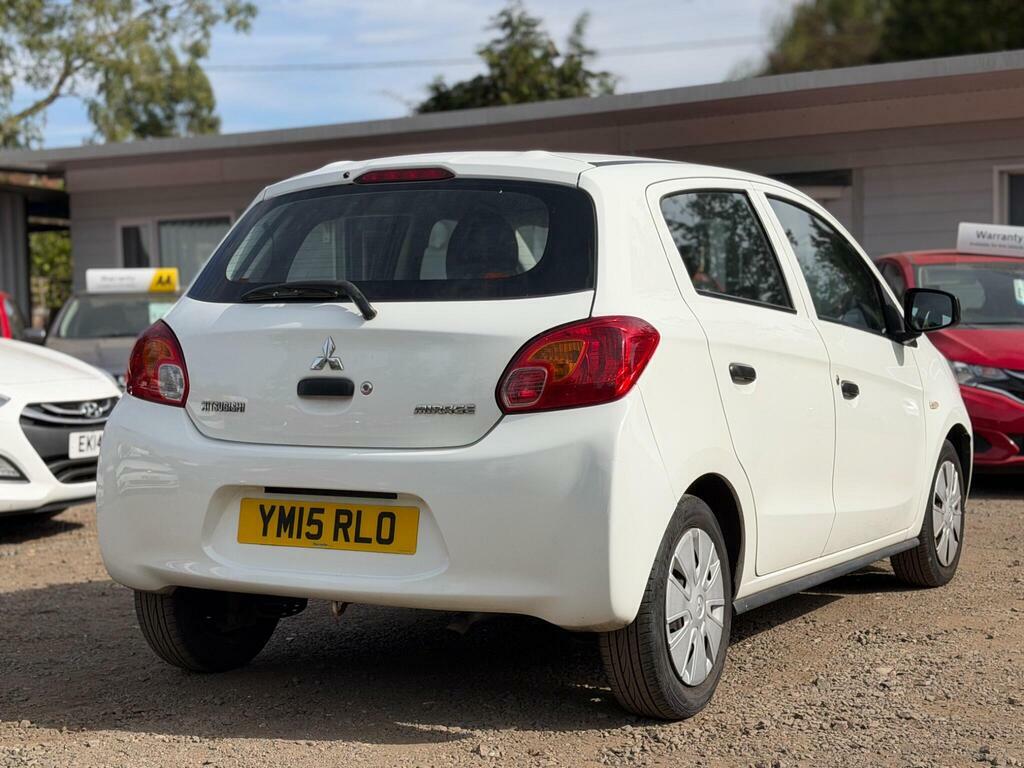 Mitsubishi Mirage 1.0 Ulez Free Fsh 0 Tax 1Yr Mot White #8