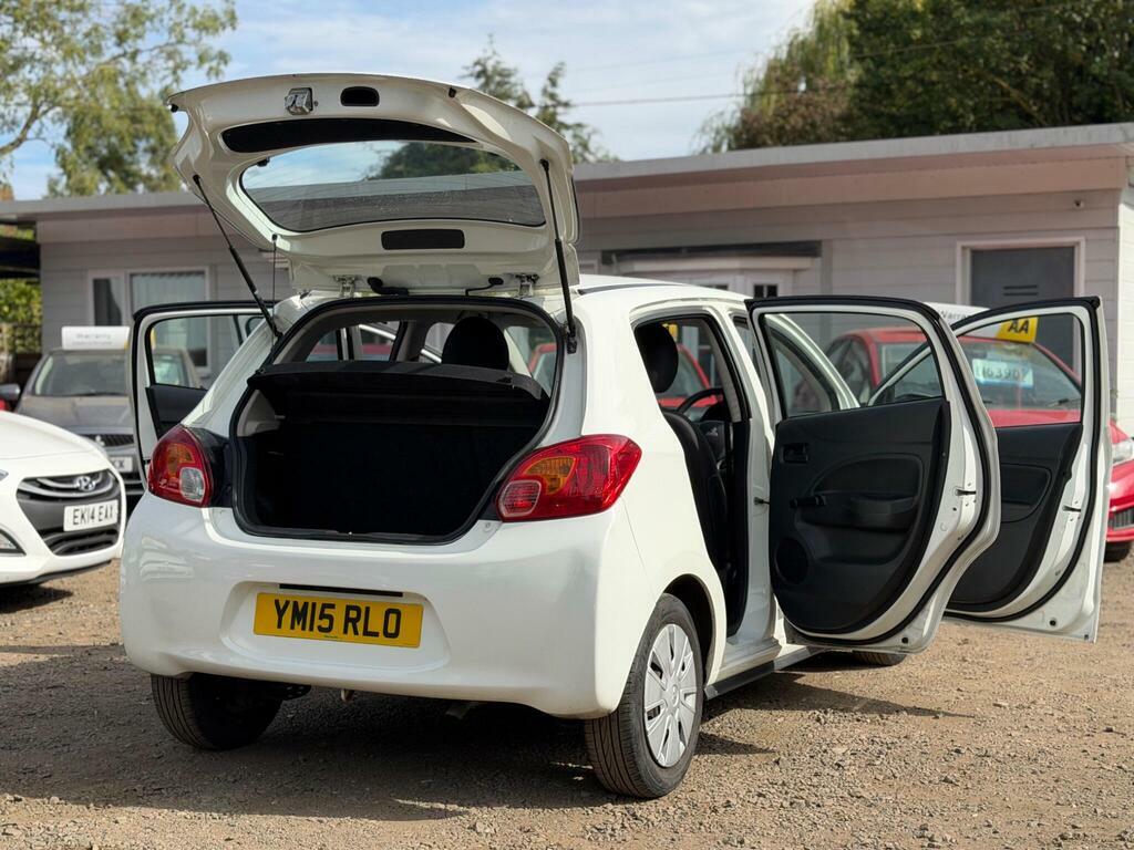 Mitsubishi Mirage 1.0 Ulez Free Fsh 0 Tax 1Yr Mot White #26