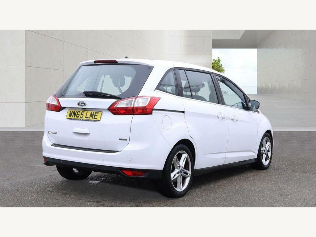 Ford Grand C-Max 1.0T Ecoboost Titanium X Euro 6 Ss White #4