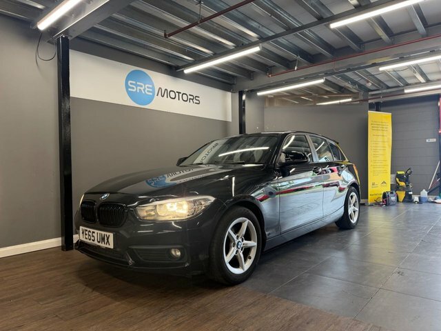 BMW 1 Series 2015 1.5 116D Ed Plus Hatchback Black #2