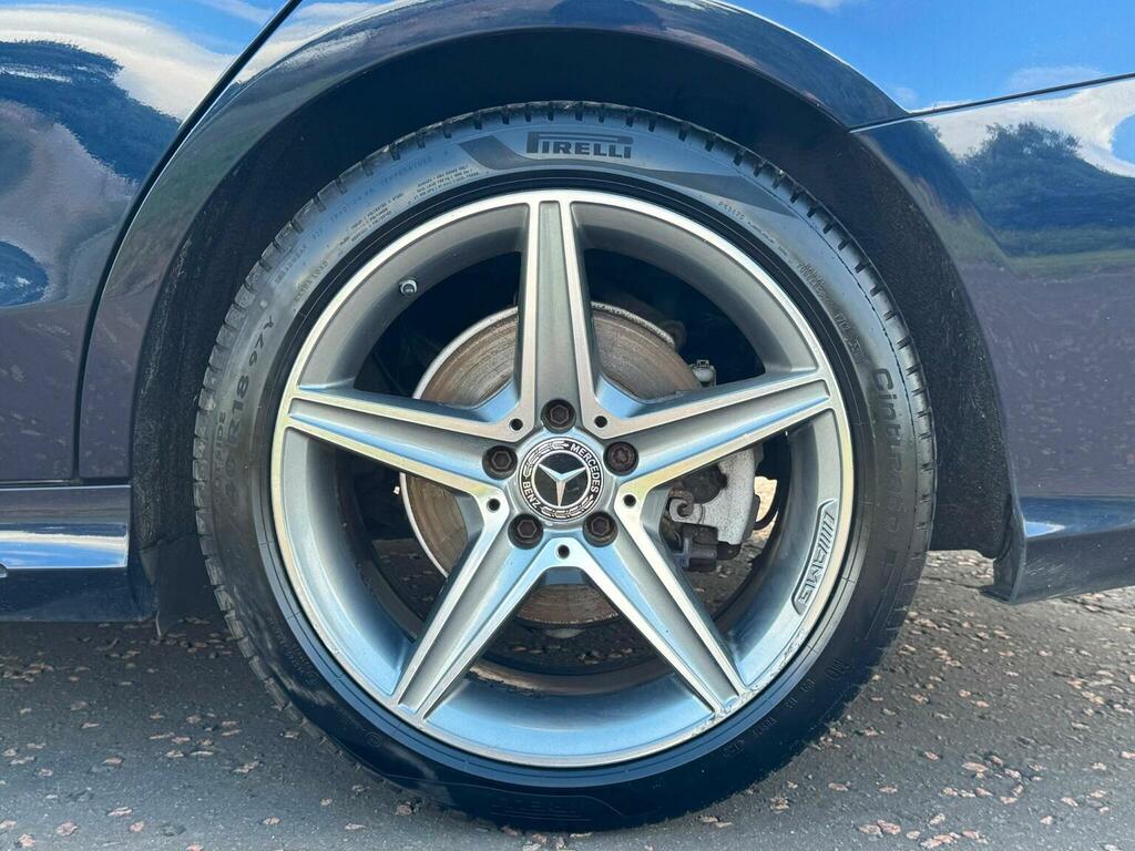 Mercedes-Benz C Class Saloon 2.0 C200 Amg Line Euro 6 Ss 201767 FX67LJJ Blue #4