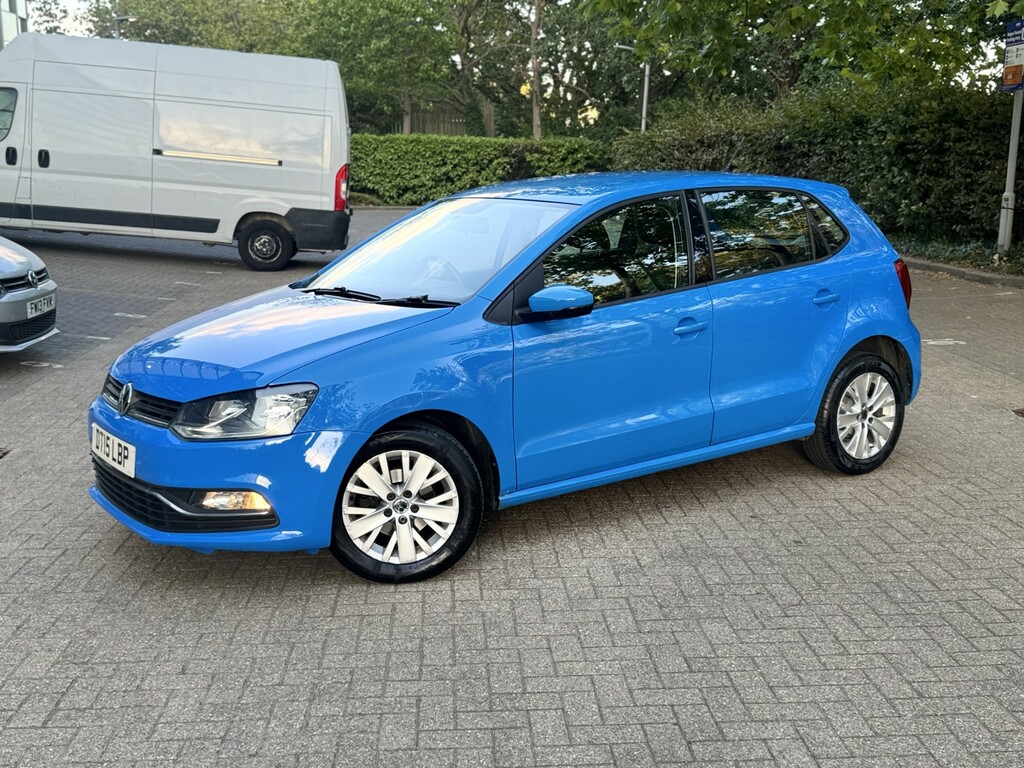 Volkswagen Polo 1.0 Bluemotion Tech Se 2015 Blue #3