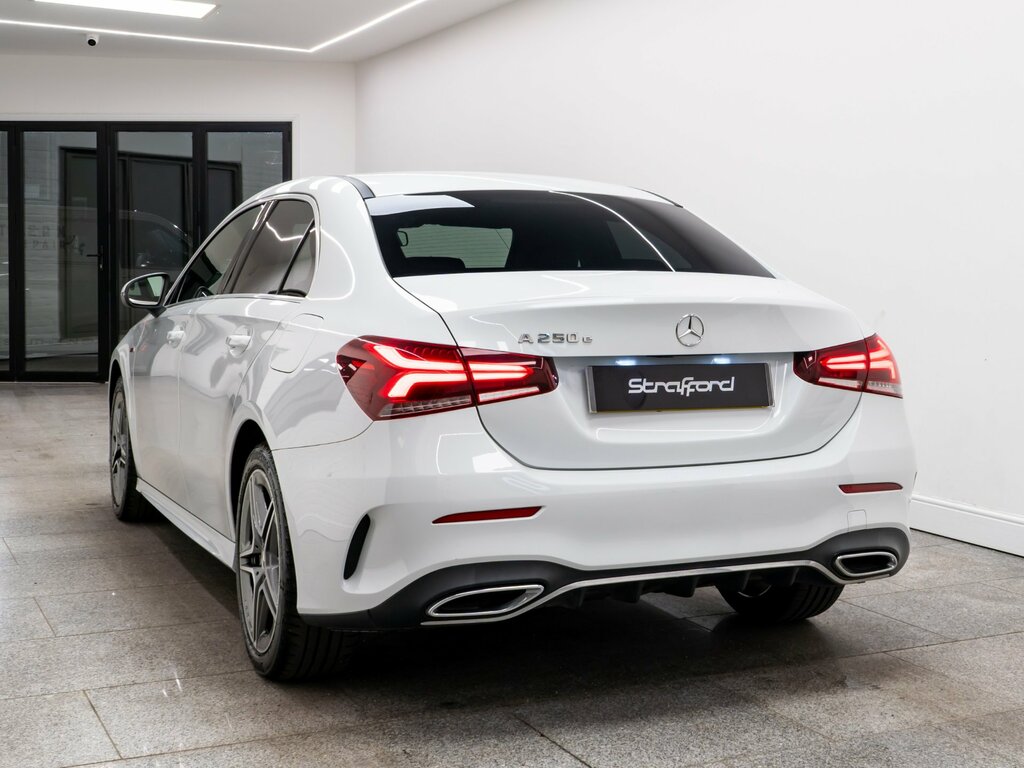 Mercedes-Benz A Class 1.3 A250e 15.6Kwh Amg Line Saloon Plug- WG70WLZ White #4