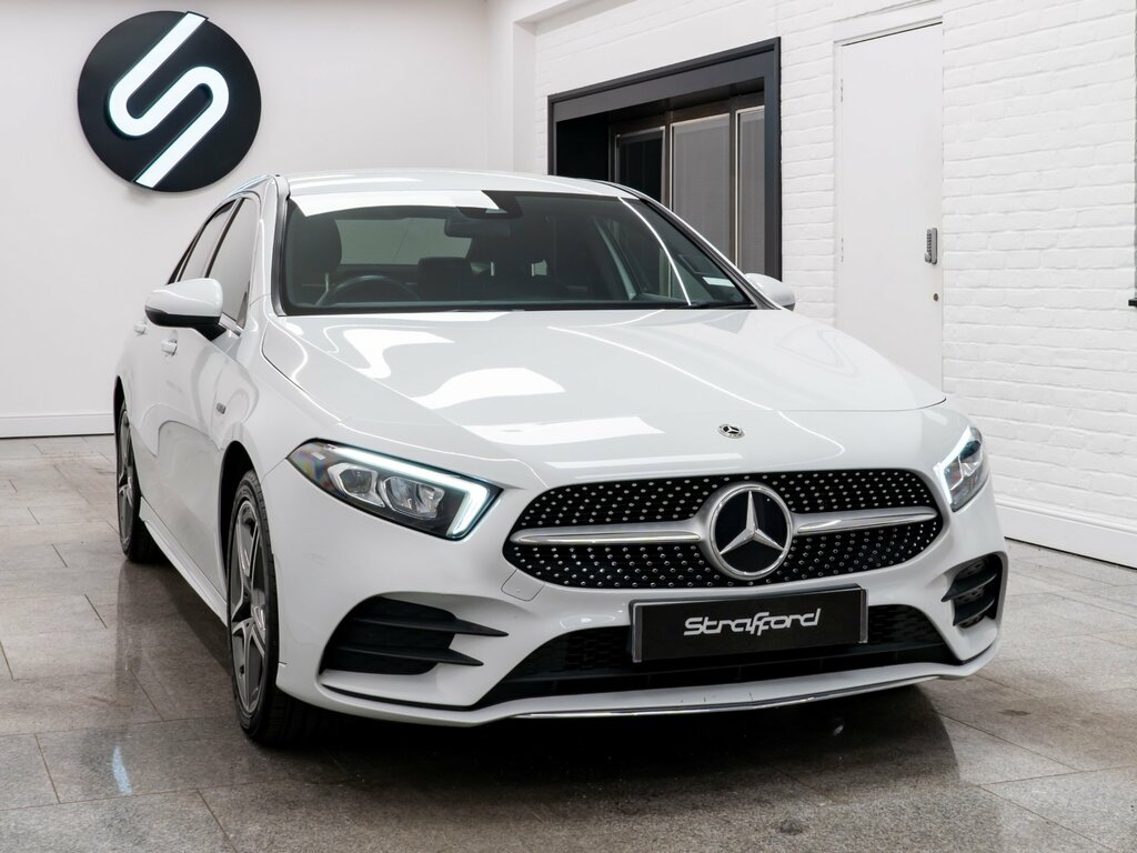 Mercedes-Benz A Class 1.3 A250e 15.6Kwh Amg Line Saloon Plug- WG70WLZ White #2
