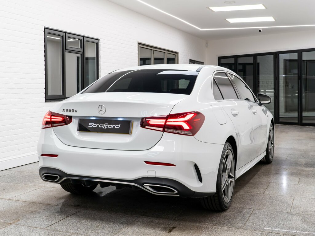 Mercedes-Benz A Class 1.3 A250e 15.6Kwh Amg Line Saloon Plug- WG70WLZ White #3