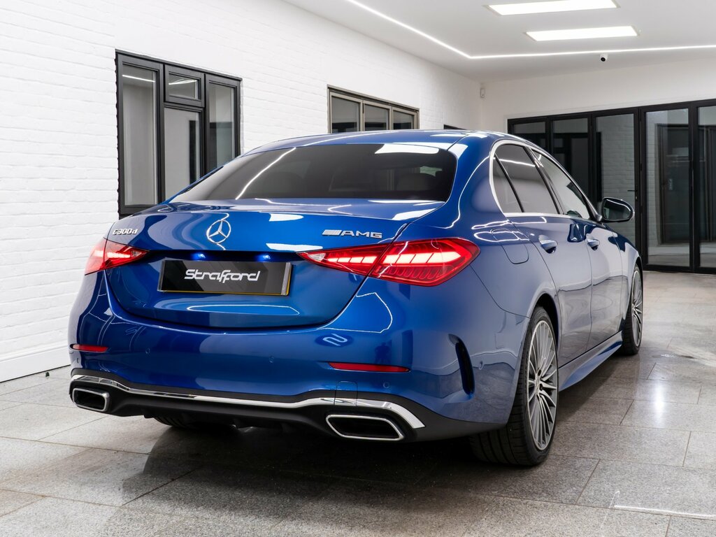 Mercedes-Benz C Class 2.0 C300dh Mhev Amg Line Premium Saloon Dies Blue #3