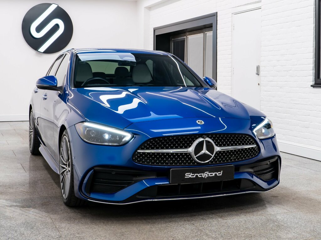 Mercedes-Benz C Class 2.0 C300dh Mhev Amg Line Premium Saloon Dies Blue #2