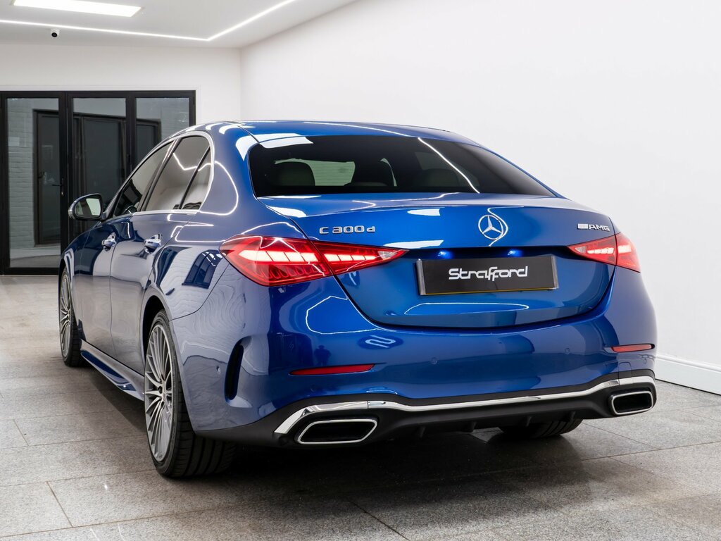 Mercedes-Benz C Class 2.0 C300dh Mhev Amg Line Premium Saloon Dies Blue #4
