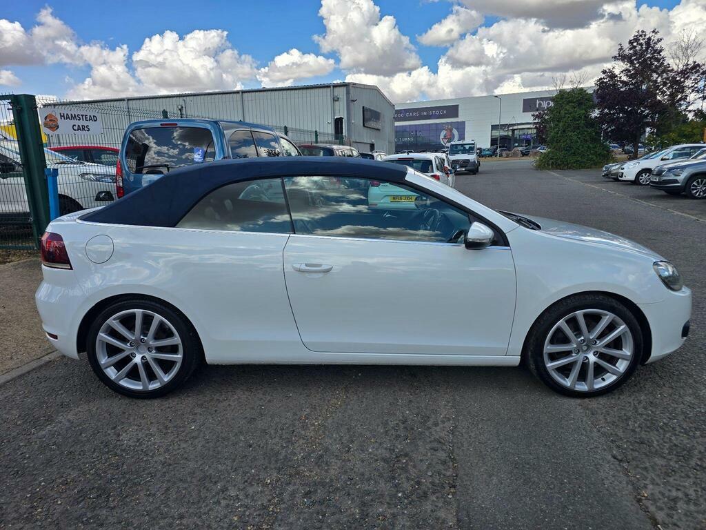 Volkswagen Golf 2.0 Tdi Bluemotion Tech Gt Cabriolet Euro 5 S S CP14LVC White #2