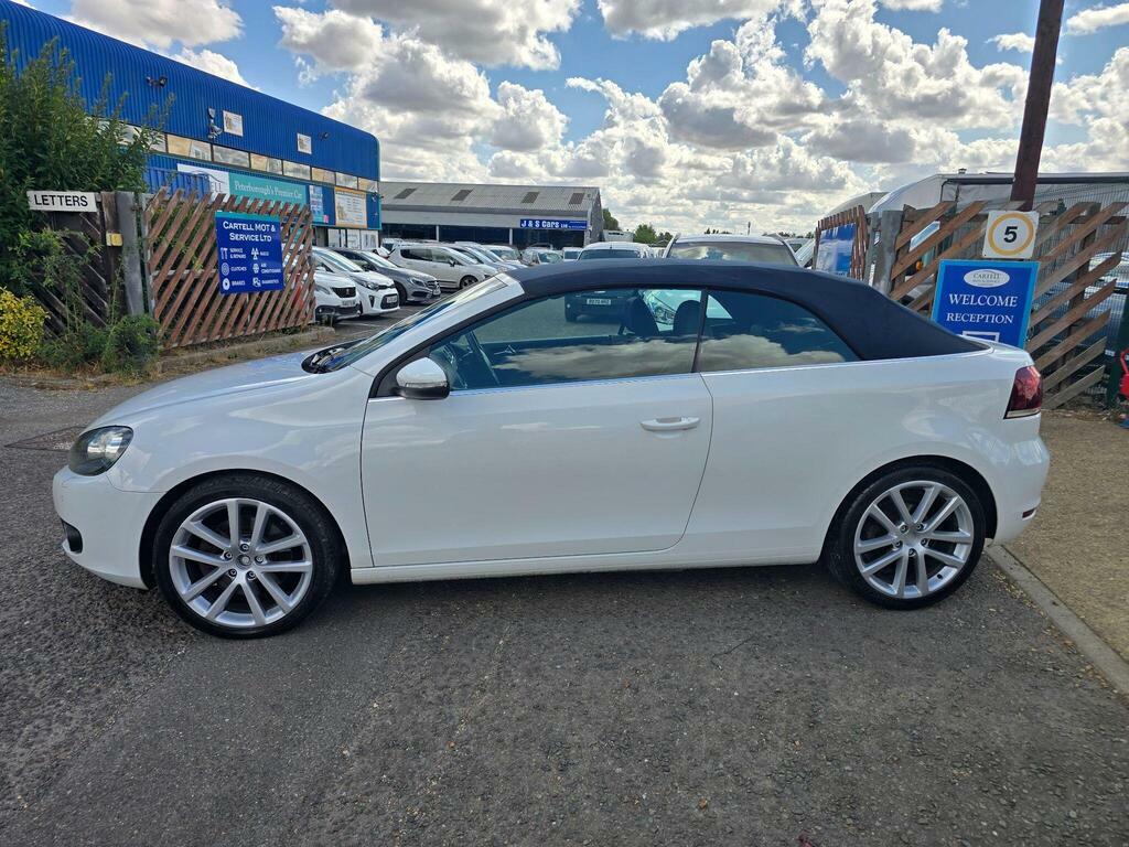 Volkswagen Golf 2.0 Tdi Bluemotion Tech Gt Cabriolet Euro 5 S S CP14LVC White #6