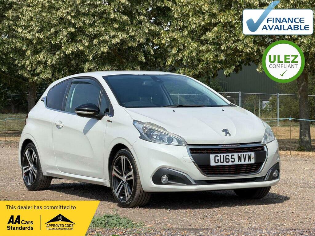 Peugeot 208 1.2 Puretech Gt Line Eat Euro 6 Ss White