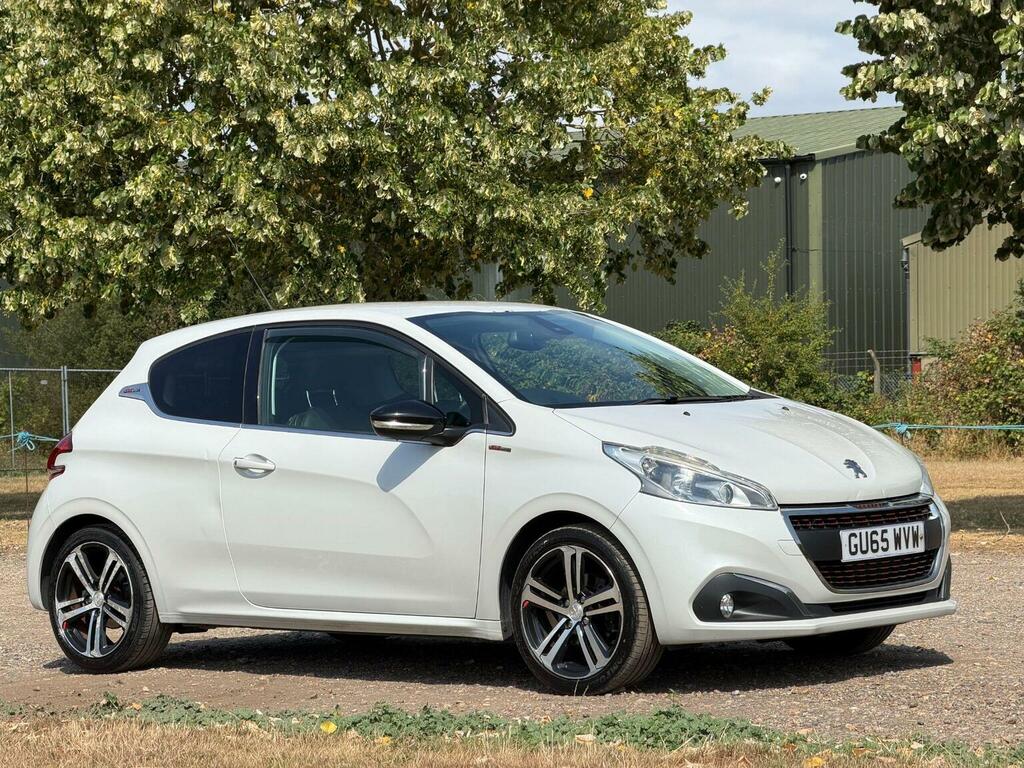 Peugeot 208 1.2 Puretech Gt Line Eat Euro 6 Ss White #2