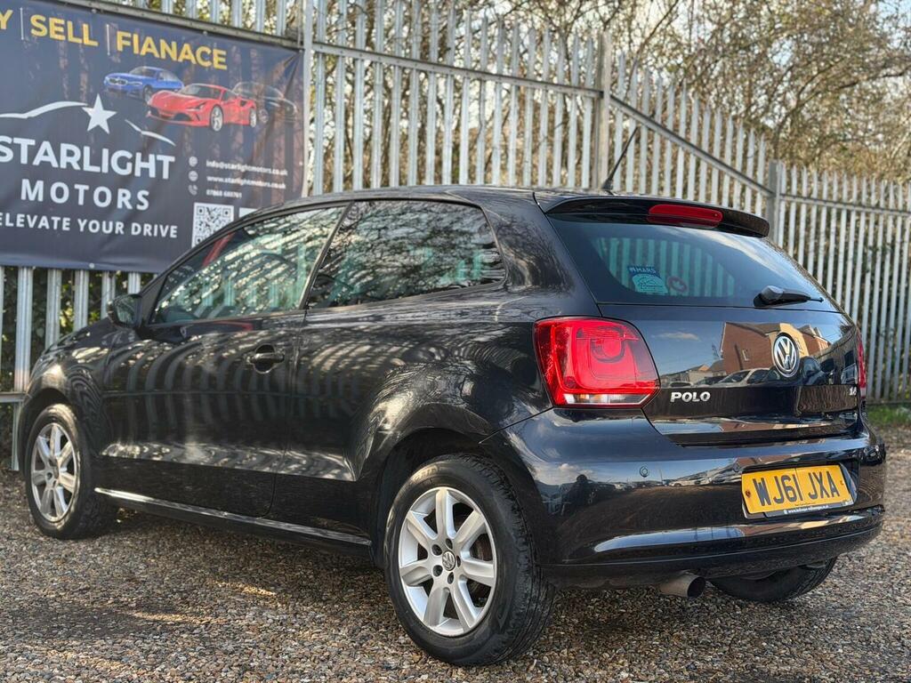 Volkswagen Polo 1.4 Match Euro 5 WJ61JXA Black #4