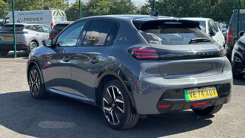 Peugeot e-208 50Kwh Gt 11Kw Charger VE74XDV Grey #3