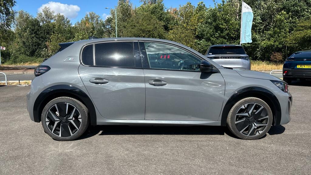Peugeot e-208 50Kwh Gt 11Kw Charger VE74XDV Grey #5