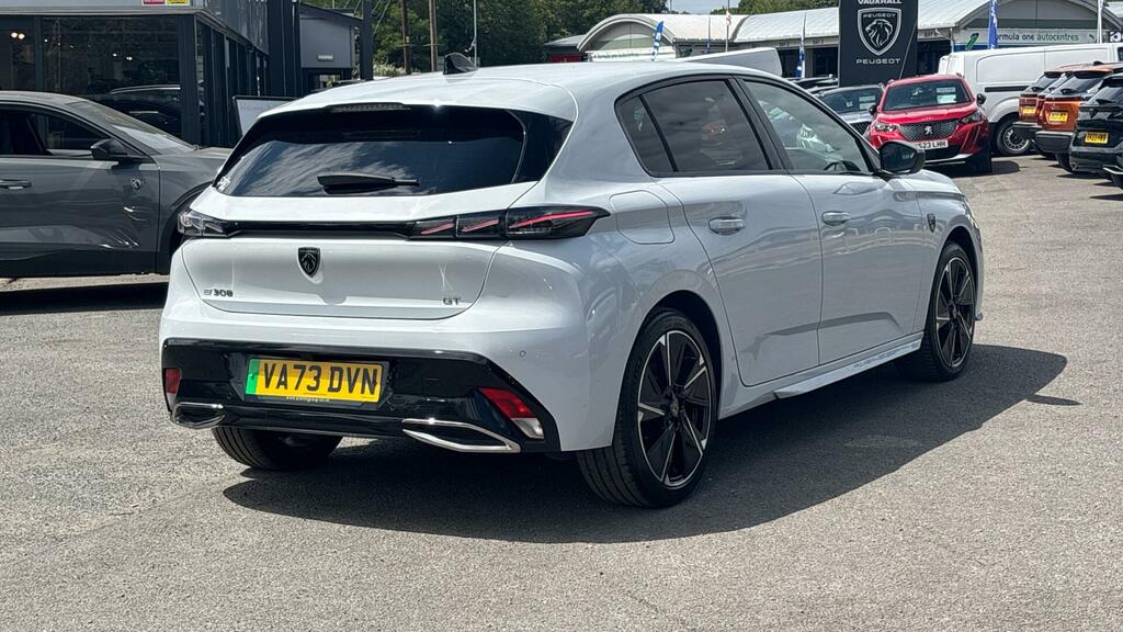 Peugeot 308 54Kwh Gt Hatchback 156 Ps White #3
