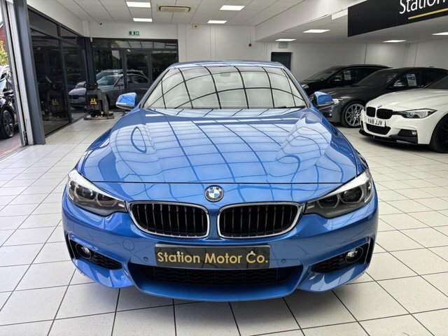 BMW 4 Series Gran Coupe 420I M Sport Coupe Blue #4