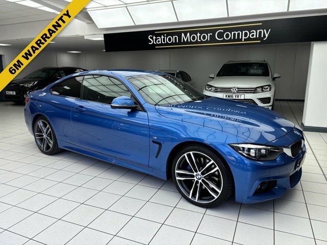 BMW 4 Series Gran Coupe 420I M Sport Coupe Blue