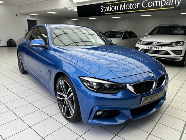 BMW 4 Series Gran Coupe 420I M Sport Coupe Blue #2