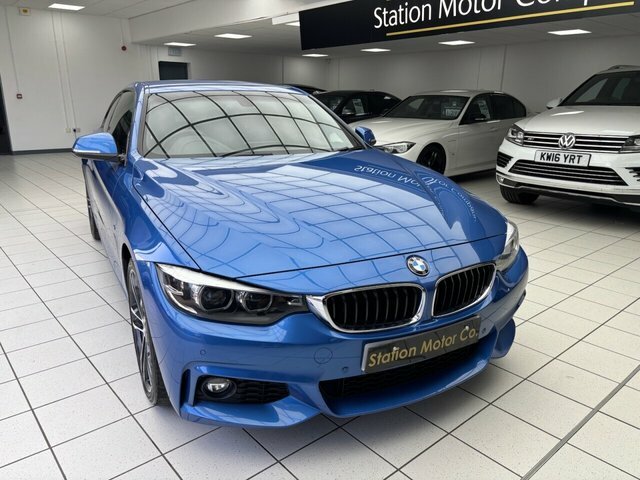 BMW 4 Series Gran Coupe 420I M Sport Coupe Blue #3