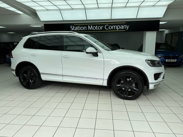 Volkswagen Touareg Tdi V6 Bluemotion Tech White #5