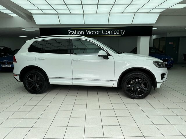 Volkswagen Touareg Tdi V6 Bluemotion Tech White #6