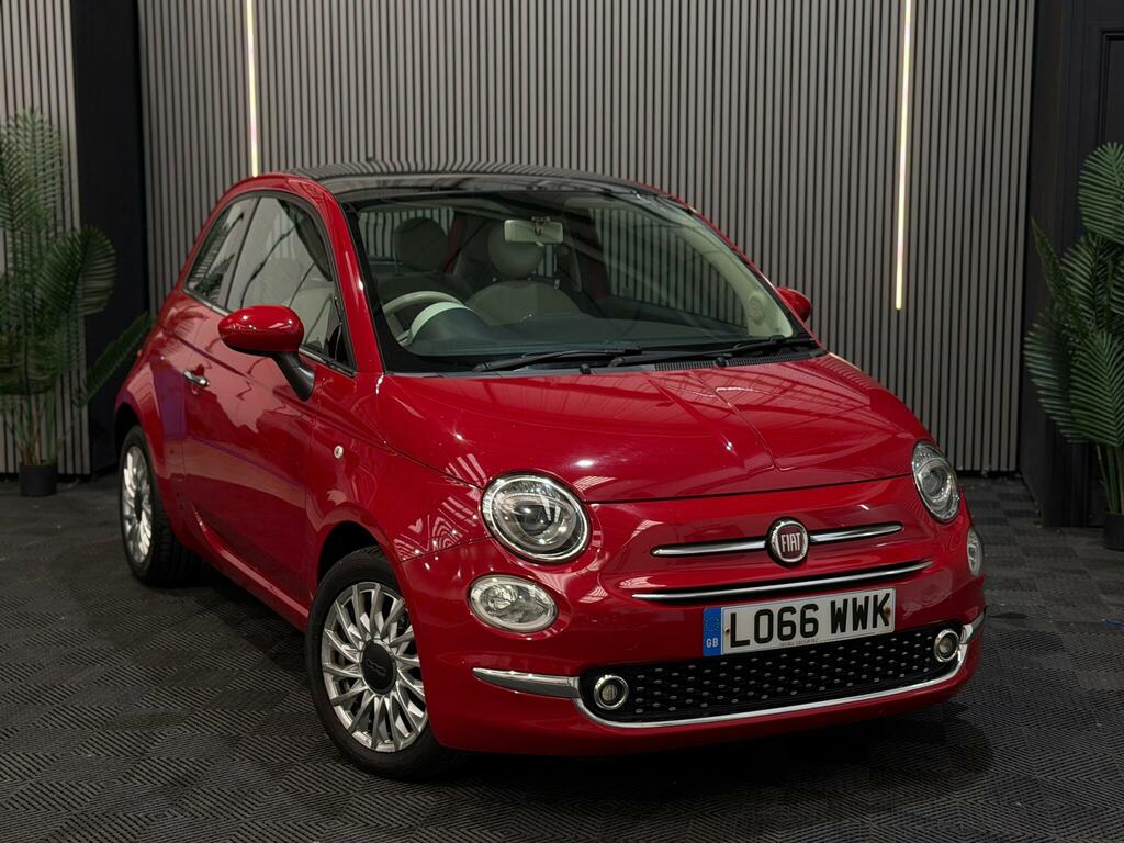 Fiat 500 Lounge Red #4