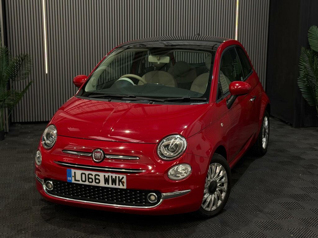 Fiat 500 Lounge Red #3
