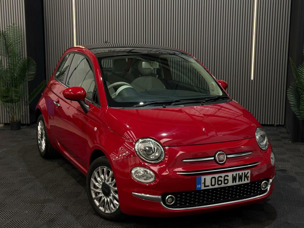 Fiat 500 Lounge Red #6