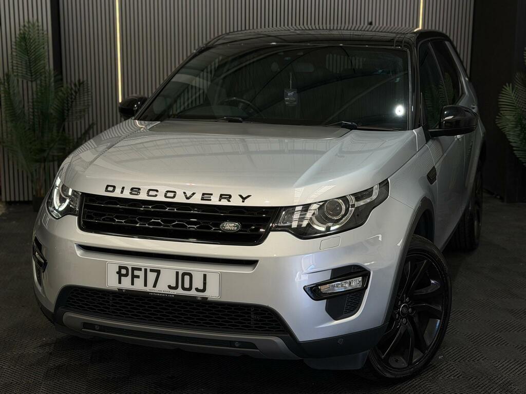 Land Rover Discovery Sport Hse Black Silver #3