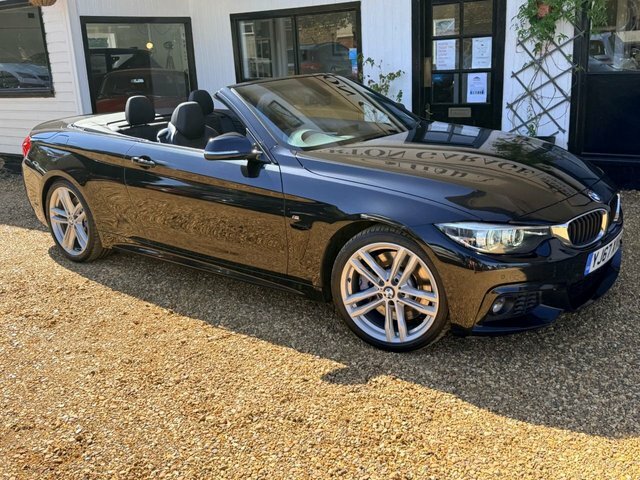 BMW 4 Series 3.0 430D M Sport Convertible Euro Black #4