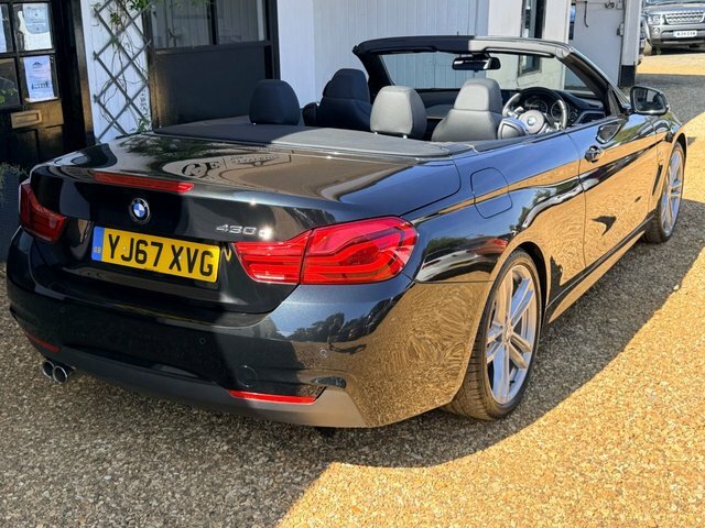 BMW 4 Series 3.0 430D M Sport Convertible Euro Black #6