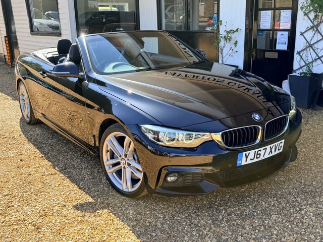 BMW 4 Series 3.0 430D M Sport Convertible Euro Black