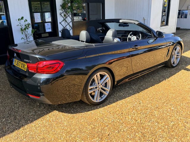 BMW 4 Series 3.0 430D M Sport Convertible Euro Black #5