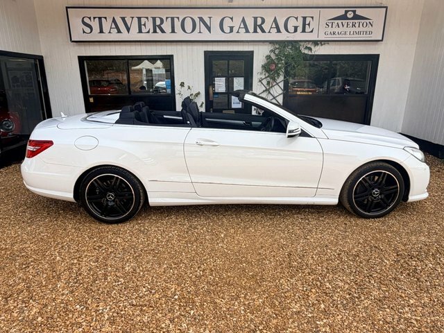Mercedes-Benz E Class 2.1 E220 Cdi Blueefficiency Sport Cabriolet Di White #5