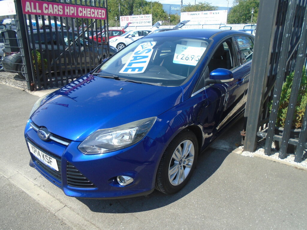 Ford Focus 1.0T Ecoboost Titanium Navigator Hatchback Pet Blue #3