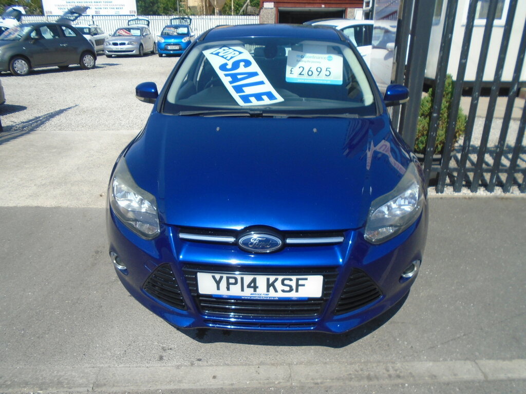 Ford Focus 1.0T Ecoboost Titanium Navigator Hatchback Pet Blue #2