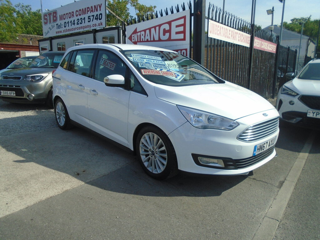 Ford Grand C-Max 1.5 Tdci Titanium Mpv Euro 6 S White
