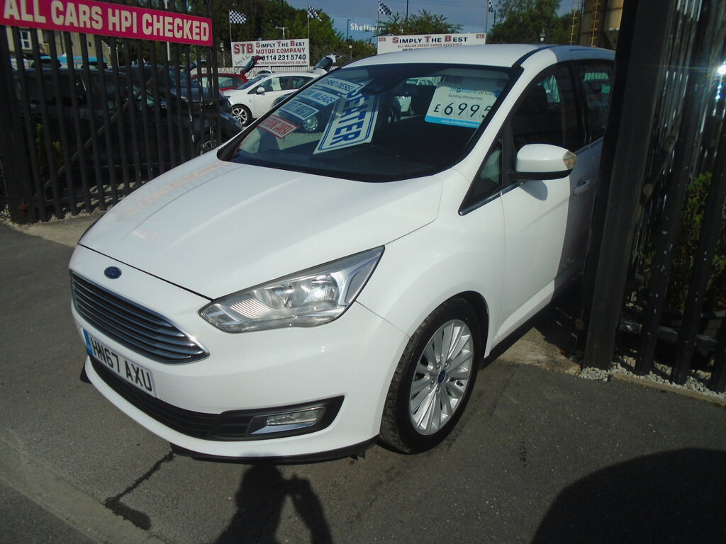 Ford Grand C-Max 1.5 Tdci Titanium Mpv Euro 6 S White #3