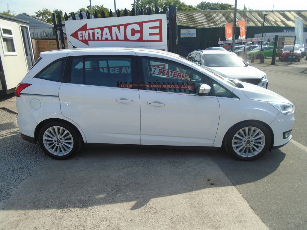 Ford Grand C-Max 1.5 Tdci Titanium Mpv Euro 6 S White #5