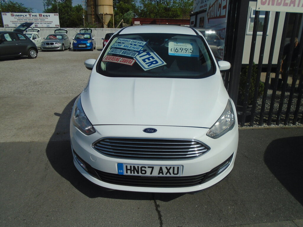 Ford Grand C-Max 1.5 Tdci Titanium Mpv Euro 6 S White #2