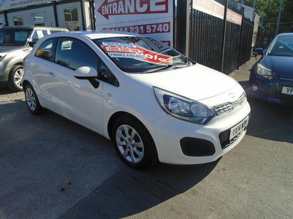 Kia RIO 1.25 1 Hatchback Euro 5 84 Bhp White