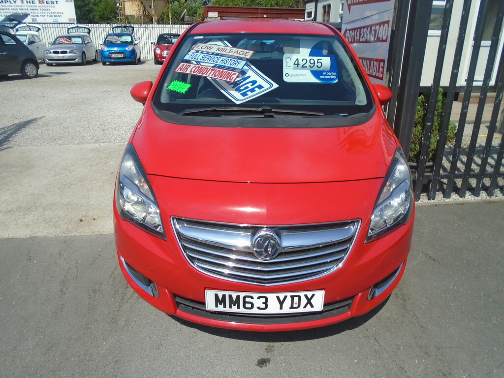 Vauxhall Meriva 1.4I Tech Line Mpv Euro 6 100 P Red #2
