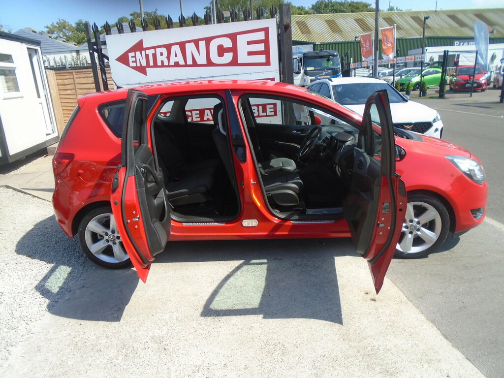 Vauxhall Meriva 1.4I Tech Line Mpv Euro 6 100 P Red #11