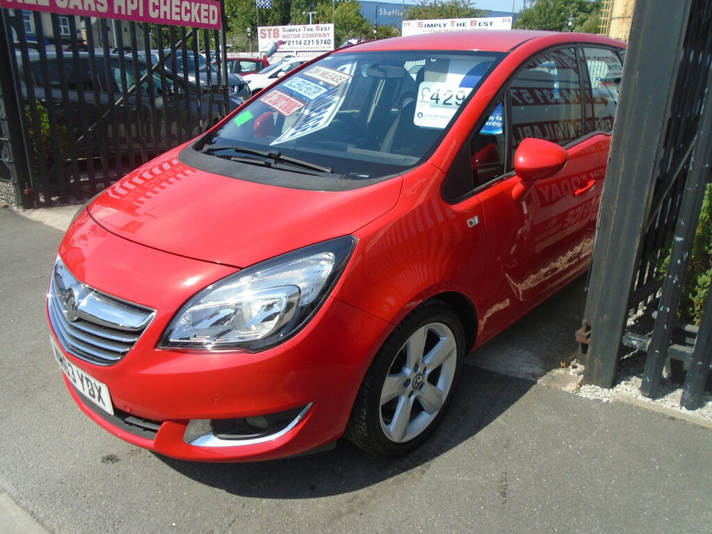 Vauxhall Meriva 1.4I Tech Line Mpv Euro 6 100 P Red #3