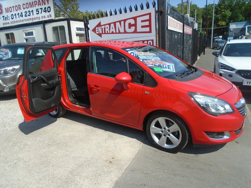 Vauxhall Meriva 1.4I Tech Line Mpv Euro 6 100 P Red #12