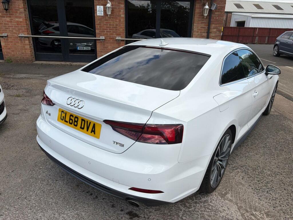 Audi A5 2.0 Tfsi 40 S Line S Tronic Euro 6 Ss White #6