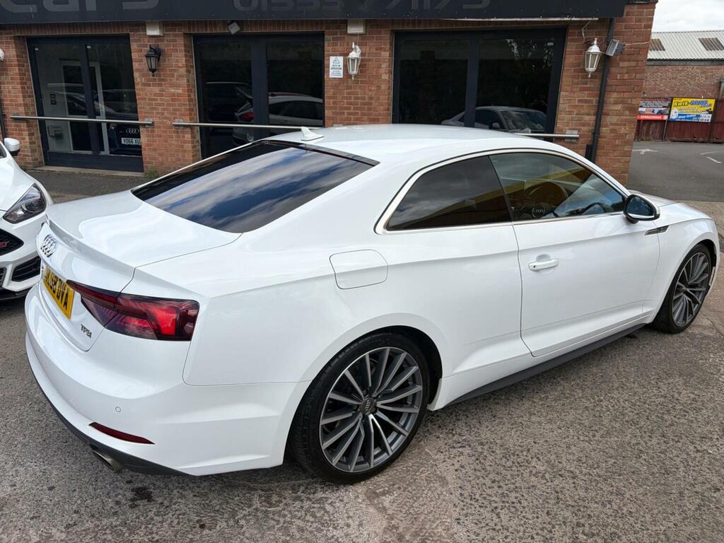 Audi A5 2.0 Tfsi 40 S Line S Tronic Euro 6 Ss White #4