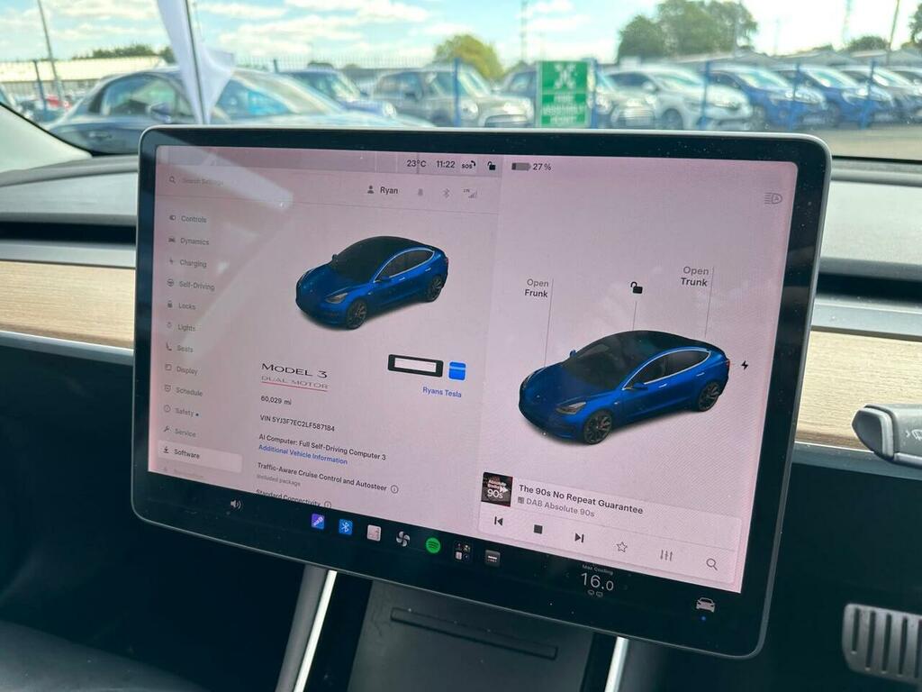 Tesla Model 3 Dual Motor Performance 4Wde YB69TZT Blue