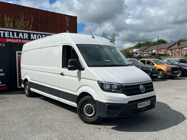 Volkswagen Crafter 2018 2.0 Tdi Cr35 Trendline Fwd Lwb High Roof Euro White #2